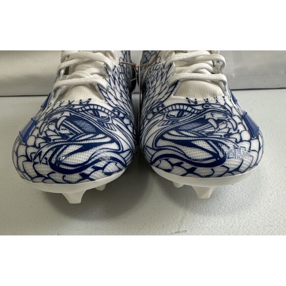 Adidas Adizero Electric II Football Cleats Mens Size 10.5 IH8569  Blue White - Picture 4 of 14